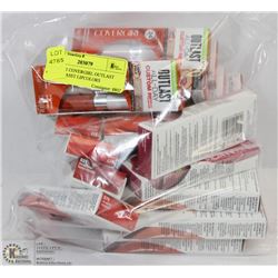 BAG OF 21 COVERGIRL OUTLAST ALL DAY ASST LIPCOLORS