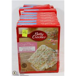 LOT OF 8 BETTY CROCKER SUPER MOIST CAKE MIXES -