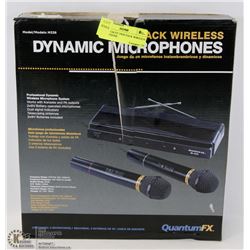 QUANTUM FX TWIN PACK WIRELESS MICROPHONE