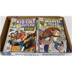 45 VINTAGE MARVEL COMICS SPIDERMAN & MORE.