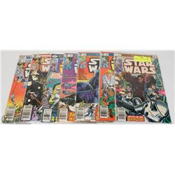 7 ORIGINAL STAR WARS COMICS.