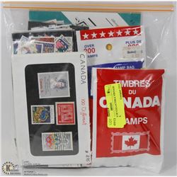 BUNDLE OF COLLECTIBLE VINTAGE STAMPS.
