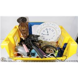 FLAT W/ 7 PACKS OF LINED PAPER, AQUARIUM ORNAMENT,