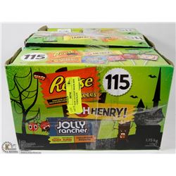 3 BOXES OF 115 COUNT SNACK SIZE CANDY/CHOCOLATE