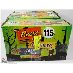 3 BOXES OF 115 COUNT SNACK SIZE CANDY/CHOCOLATE