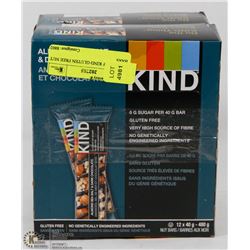 2 BOXES OF KIND GLUTEN FREE NUT BARS