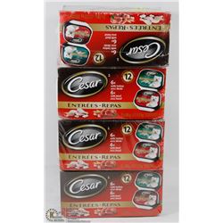 4 CASES OF 12 CEASER ENTREES