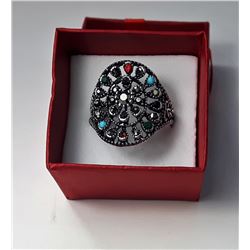 18 - RETRO FILAGREE CARVED RING