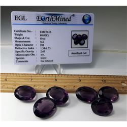 9 - LOT OF 80 CT AMETHYST GEMSTONES