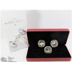 2013 BIRTH OF THE ROYAL INFANT 3-$20 DOLLAR COIN SET