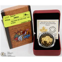 RCM 2014-$20 FINE SILVER COIN  THE SEVEN SACRED