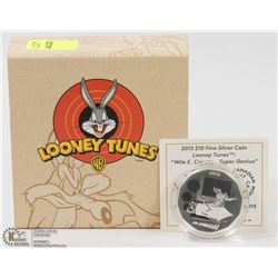 RCM 2015 LOONEY TUNES $10 FINE SILVER COIN OF