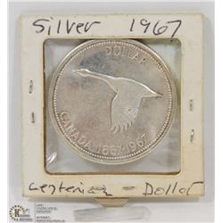 1967 CANADIAN SILVER CENTENNIAL DOLLAR