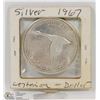 Image 1 : 1967 CANADIAN SILVER CENTENNIAL DOLLAR