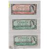 Image 1 : NEAR UNCIRCULATED 1954 CANADIAN BANK NOTE SET