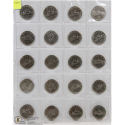 LOT OF 20 1975 CANADIAN DOLLAR COINS