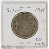 Image 1 : 1941 CANADIAN 50 CENT COIN