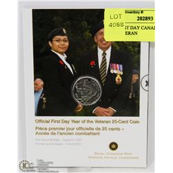 2005 FIRST DAY CANADIAN YEAR OF THE VETERAN