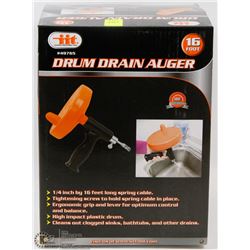 NEW DRUM DRAIN AUGER