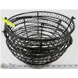 SET OF 3 METAL PLANTER COVERS