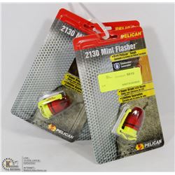 LOT OF 3 PELICAN 2130 MINI LED FLASHER