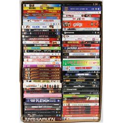 LOT OF 70 ASSORTED DVD'S