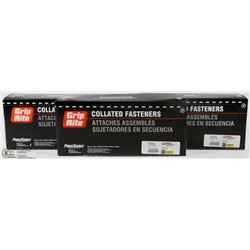 3 BOXES OF GRIP RITE COLLATED FINISH NAILS