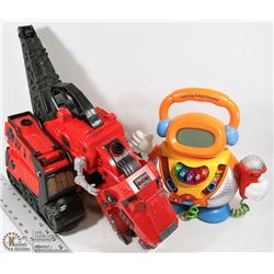 DYNOTRUX FIGURE & VTECH LEARNING TUNES KARAOKE