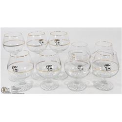 A BOX OF CALGARY OLYMPICS GLASSES.