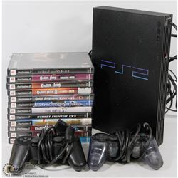 PS2 W/ ALL ACCESSORIES & 12 GAMES