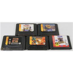 LOT OF 5 SEGA 32 GAMES INCL DOOM, ULTRA FIGHTER