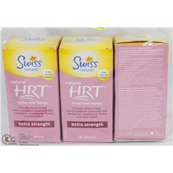 3  BOXES OF SWISS NATURAL HRT EXTRA STRENGTH