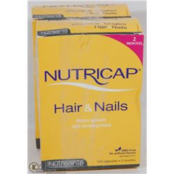 LOT OF 2 NUTRICAP HAIR & NAILS SUPPLEMENTS