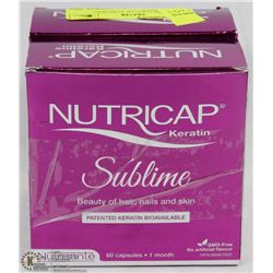 LOT OF 2 NUTRICAP SUBLIME SUPPLEMENTS