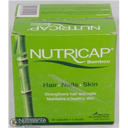 LOT OF 2 NUTRICAP HAIR & NAILS & SKIN SUPPLEMENTS
