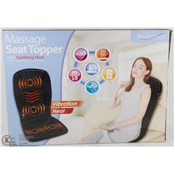 HEALTHTOUCH MASSAGE SEAT TOPPER WITH SOOTHING HEAT