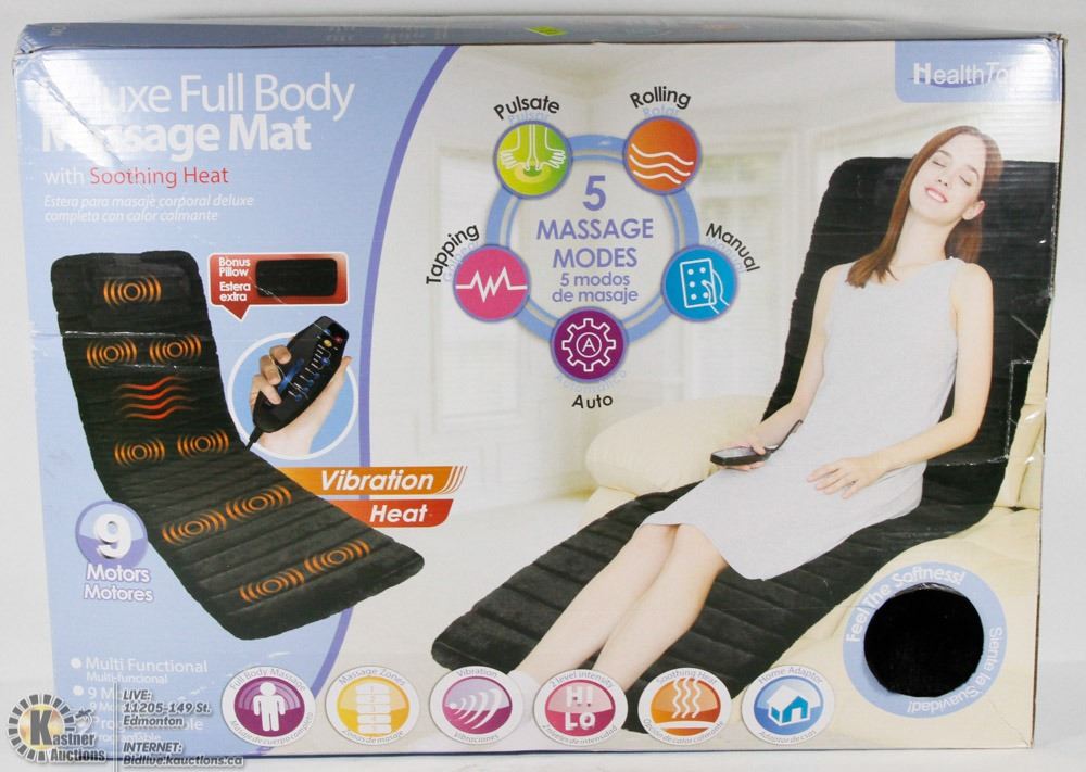 HEALTHTOUCH DELUXE FULL BODY MASSAGE MAT WITH