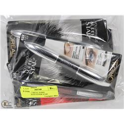 LOT OF 9 LOREAL PARIS VOLUMINOUS SUPER STAR