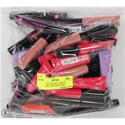 LARGE BAG OF ASST LOREAL INFALLIBLE LIPS LIPCOLORS