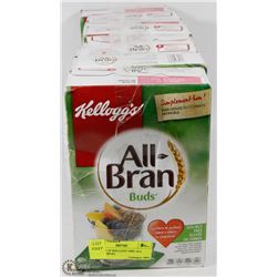 8 BOXES OF KELLOGG'S 500G ALL BRAN CEREAL