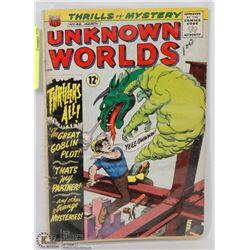 12 CENT SILVER AGE  UNKNOWN WORLDS  COMIC BOOK #46