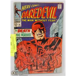 12 CENT SILVER AGE DAREDEVIL COMIC BOOK #41