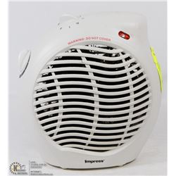 IMPRESS 1500 WATT SPACE HEATER WITH ADJUSTABLE