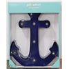 Image 1 : NEW ANCHOR  MARQUEE LIGHT, BLUE FINISH WITH LED