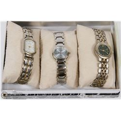 GROUP OF 3 ESTATE LADIES WATCHES