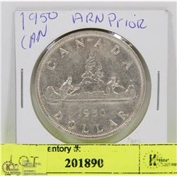 55) 1950 ARNPRIOR SILVER DOLLAR.