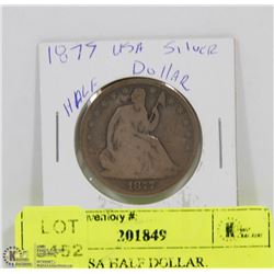 20) 1877 USA HALF DOLLAR.