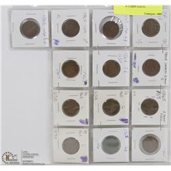 2) 13 USA 2 CENT COINS.