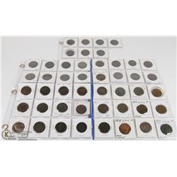 1) 47 USA LARGE PENNIES.