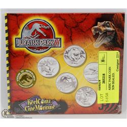 RCM JURASSIC PARK COIN COLLECTION SEALED.